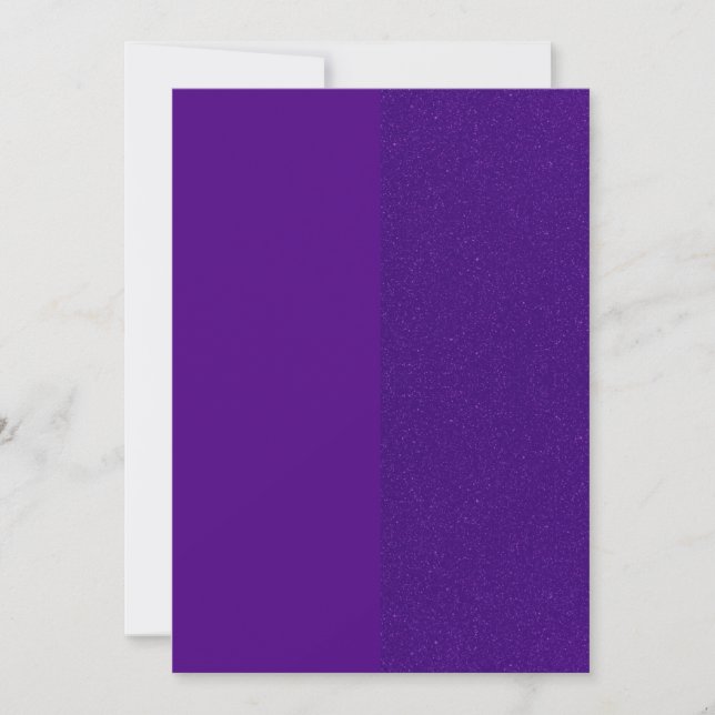 Carte de mise en vente de date royale violette pai (Devant)