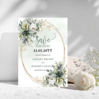Carte de mise en vente Rustique avec feuillage et 
