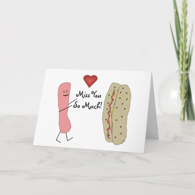 Carte de Mlle You de hot dog tellement (Devant)