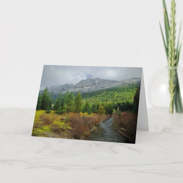 Carte de montagne avec devis (Devant)