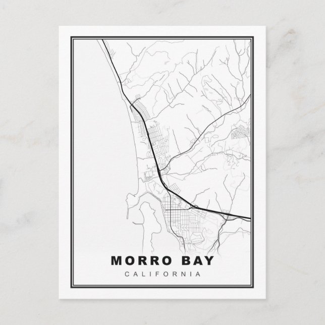 Carte de Morro Bay (Devant)