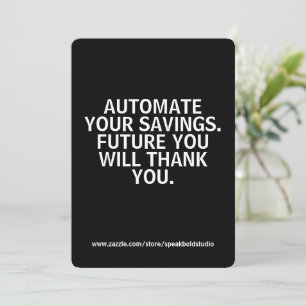 Carte de motivation personnalisée pour les femmes 