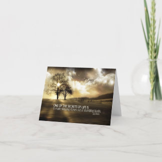 Carte de motivation Secrets of Life