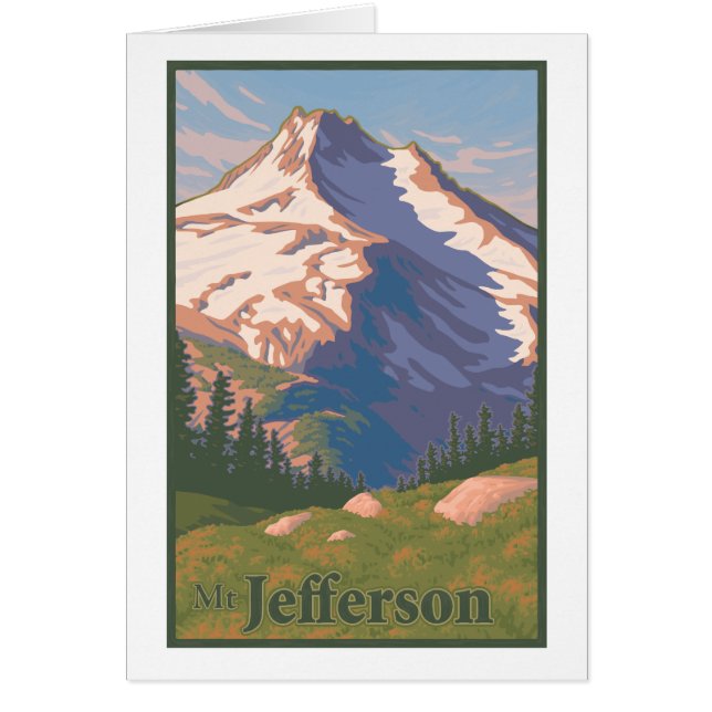 Carte de Mt. Jefferson de cru (Devant)