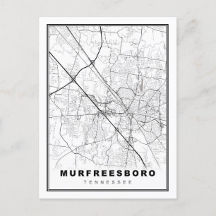 Carte de Murfreesboro