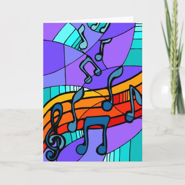 Carte de musique de hip hop (Devant)