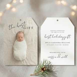Carte de naissance minimale pour les fêtes