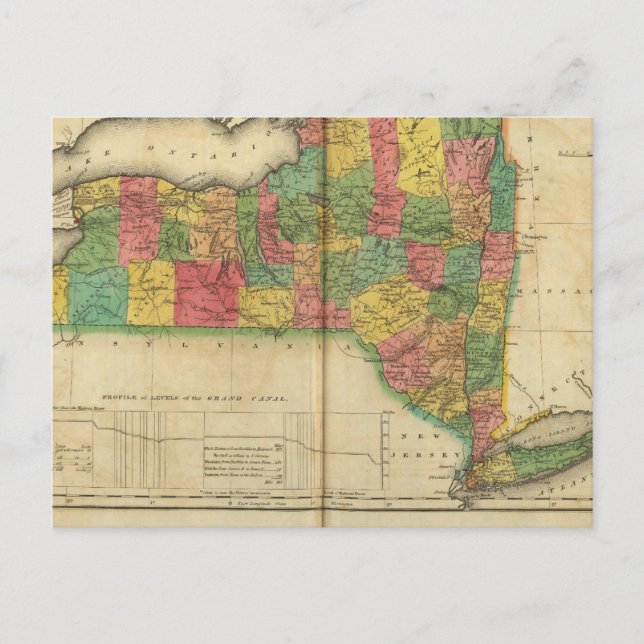 Carte De New York (Devant)