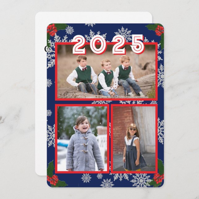 Carte de Noël (Devant / Derrière)