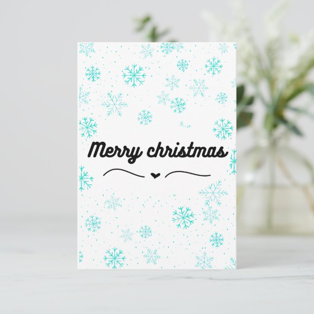 carte de noël (Debout devant)