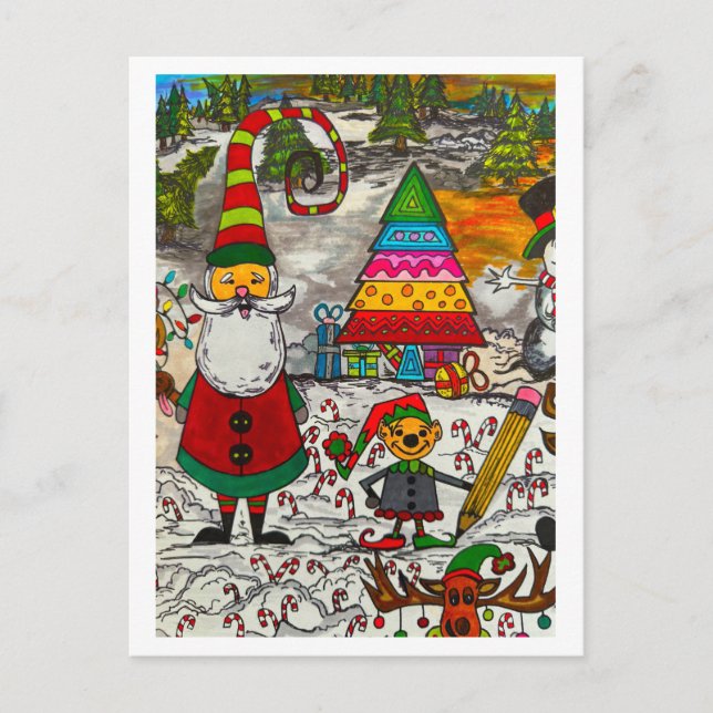 Carte de Noël (Devant)