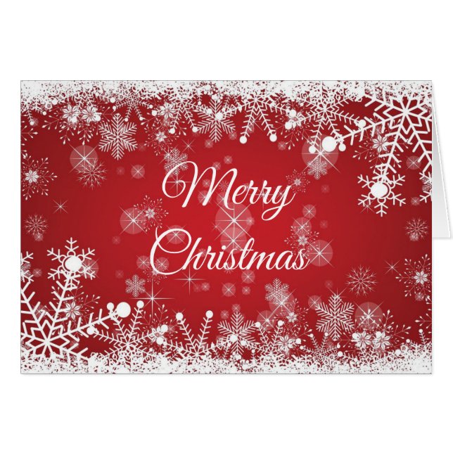 Carte de Noël (Devant horizontal)