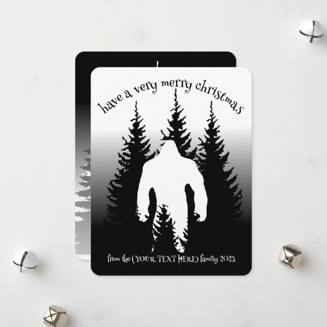 Carte de Noël (Devant/Arrière en situation)