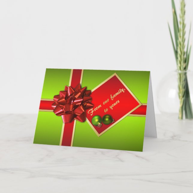 Carte de Noël (Devant)