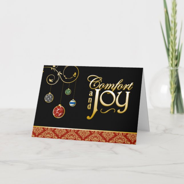 Carte de Noël A7 Confort et Joy Mod (Devant)