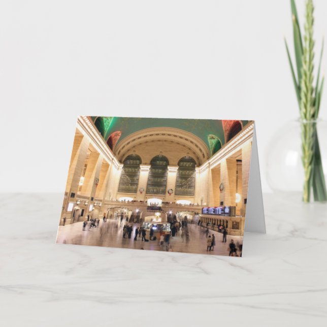 CARTE DE NOËL À GRAND CENTRAL (Devant)