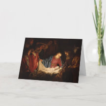 Carte de Noël à thème religieux