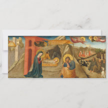 Carte de Noël à thème religieux