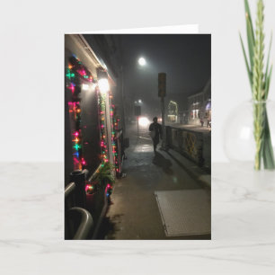 Carte de Noël à trous Woods