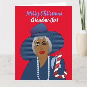 Carte de Noël Africaine-Américaine