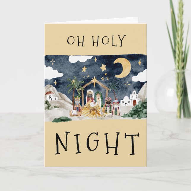 Carte de Noël afro-américaine (Devant)