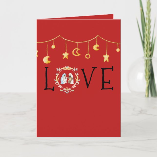 Carte de Noël afro-américaine (Devant)