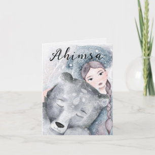 Carte de Noël Ahimsa