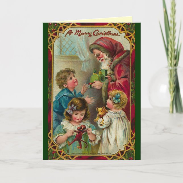 Carte de Noël allemande vintage (Devant)