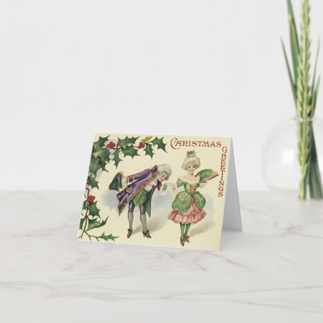 CARTE DE NOËL AMÉRICAINE (Devant)