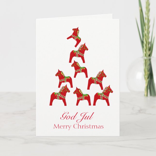 Carte de Noël américaine suédoise (Devant)