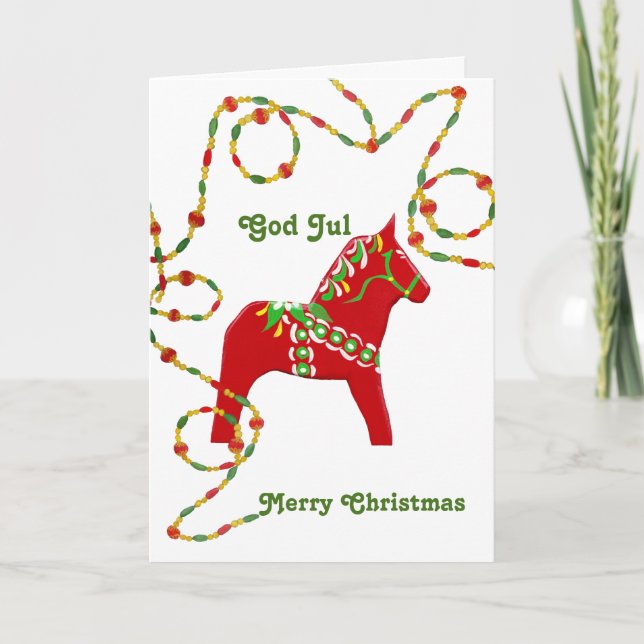Carte de Noël américaine suédoise (Devant)