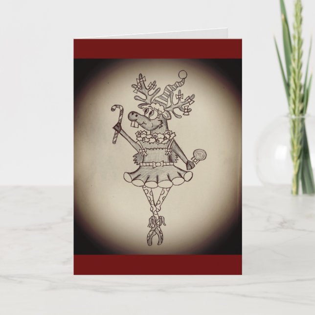 Carte de Noël amusante (Devant)