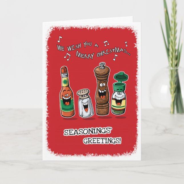 Carte de Noël amusante (Devant)