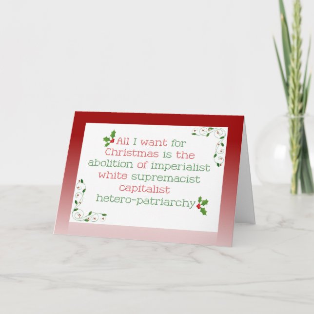 Carte de Noël amusante (et vraie) (Devant)