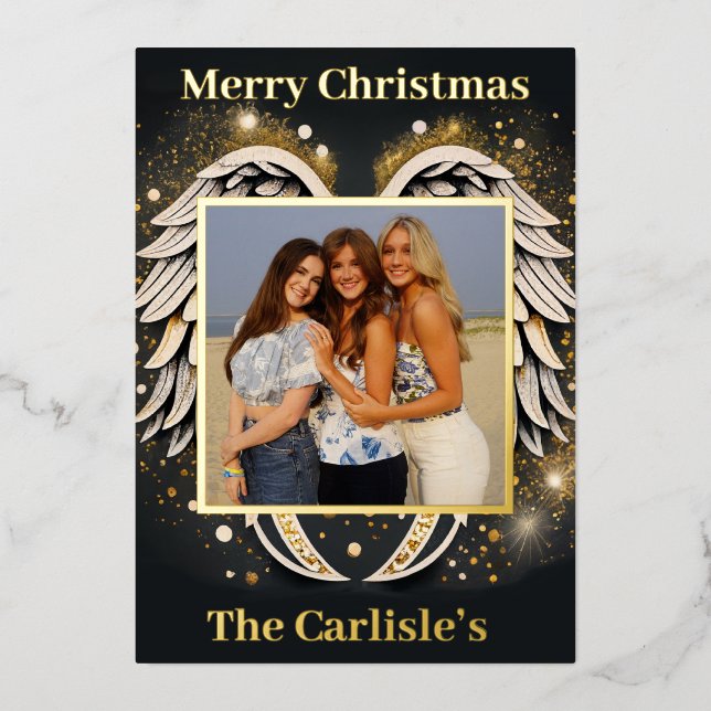 Carte de Noël Angel (Recto)