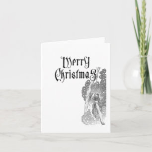 Carte de Noël Angel avec trompette