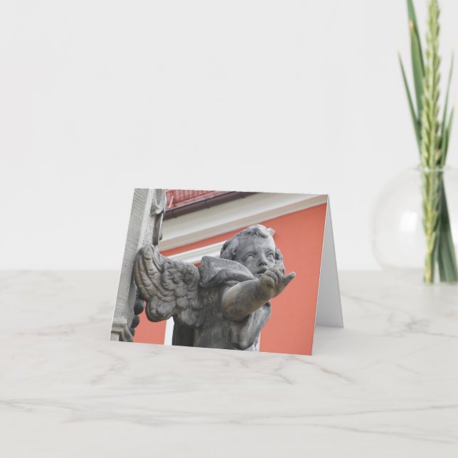 Carte de Noël Angels religieux gothiques (Devant)