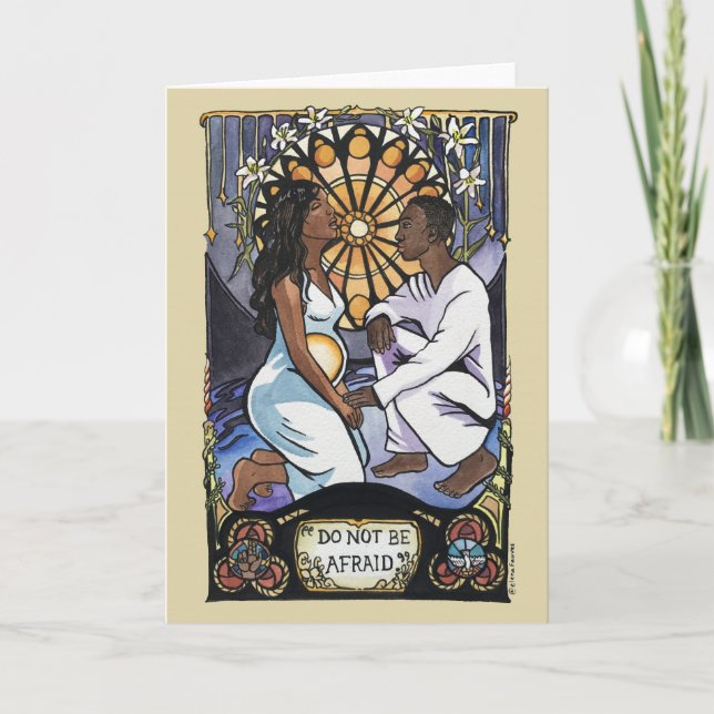 Carte de Noël Annonciation (Devant)