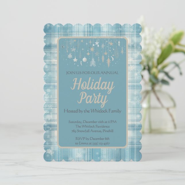 Carte de Noël annuelle (Debout devant)