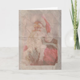Carte de Noël antique de lettre de Noël de Père