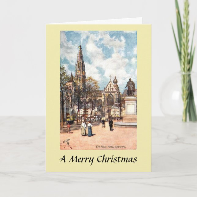 Carte de Noël - Anvers, Belgique (Devant)