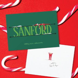 Carte de Noël Appartement Elf Shenanigans