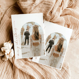 Carte de Noël Arch Photo moderne