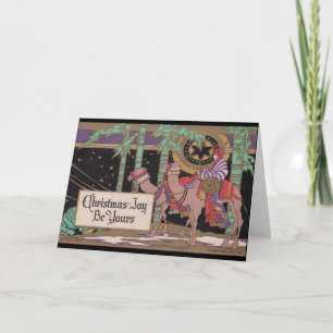 Carte de Noël Art déco