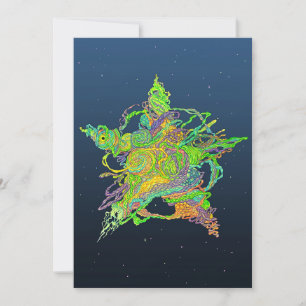 Carte de Noël artistique