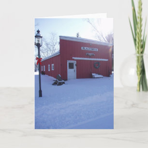 Carte de Noël "Atelier de forgeron"