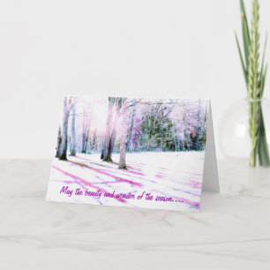 Carte de Noël autiste