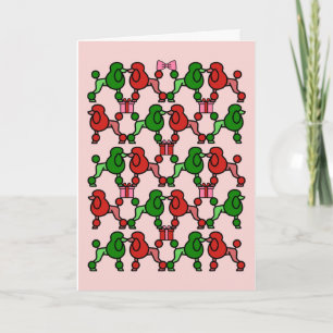 Carte de Noël aux oignons (Bonbons en coton)