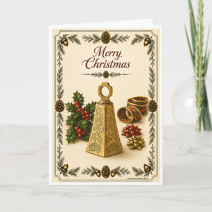 Carte de Noël - avec Cloche