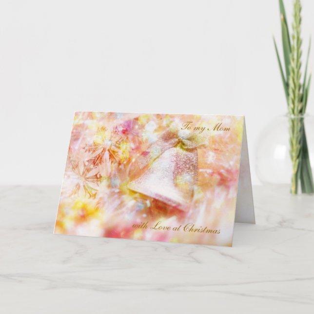 Carte de Noël avec cloche pour maman (Devant)